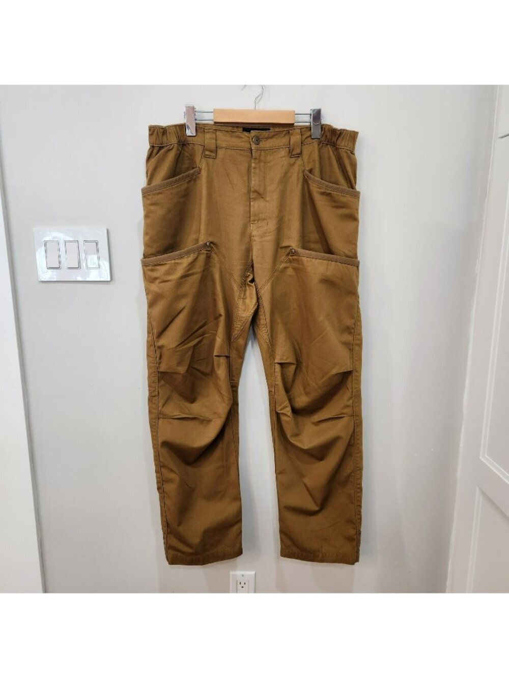 Vertx Travail Pant Men 38x34 Brown Tactical Utility Hiking Articulated VTX1220